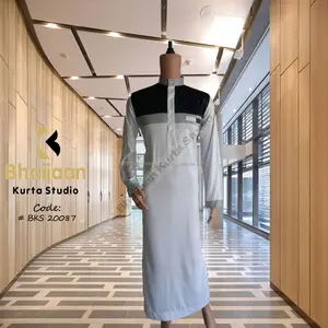 Kualitas Tinggi Daffah Thobe Arab Jubah Saudi Gaya Busana Muslim untuk Pria