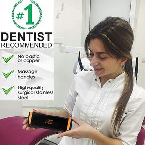 Herramientas Profesionales de Limpieza Dental ODM OEM 2026, 5 Piezas, Palillos Dentales de Acero Inoxidable, Certificación CE Clase I, Reutilizables para Uso Manual - Product Image 4