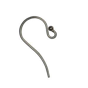 Crochets pour boucles d'oreilles, fil d'oreilles berger en argent Sterling 925, 1 pièce - Product Image 1