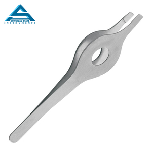 Pince à épiler professionnelle personnalisée J2 en acier inoxydable pour la finition des cils - Product Image 6