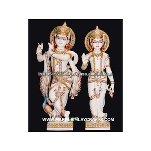 Marble Yugal Radha Krishna Statue - Product Image 1