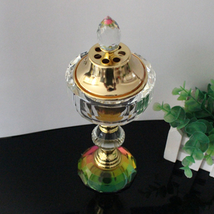 Inde Offre Spéciale cristal maison décor pour <span class=keywords><strong>bakhoor</strong></span> brûleur d'<span class=keywords><strong>encens</strong></span> - Product Image 5