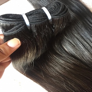 Paquetes alineados de cutícula de alta calidad, cabello crudo vietnamita camboyano virgen 613, Frontal encaje negro, hueso de visón recto, proveedor FH - Product Image 5