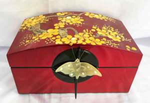 Ms. Ponçage 84587176063 — boîte pour laque en bois, assortiment de boîtes en bois, résistante à l'eau - Product Image 4