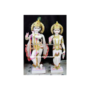 Marble Radha Krishna Decorative Marble Radha Krishna Statue - Product Image 1