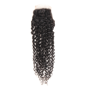 Muestra gratis 9A grado cabello humano indio paquete rizado <span class=keywords><strong>rizos</strong></span> con cierre frontal - Product Image 4