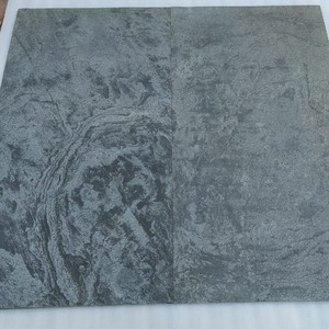 Revestimiento de pared decorativo de hojas de chapa de cuarcita modernas divididas duraderas ligeras flexibles indias de Pizarra Gris plateada - Product Image 4