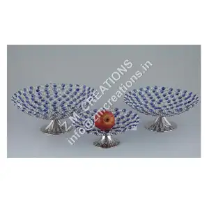 Bol à fruits en métal luxueux et écologique, best-seller, décoratif pour les mariages et les fêtes, pour la présentation des aliments - Product Image 1