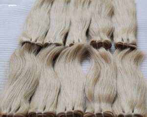 Hermosas extensiones de cabello Remy Rubio vietnamita en máquina Trama doble Varias longitudes de 6 a 30 pulgadas - Product Image 5