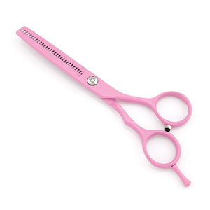 Tijeras de adelgazamiento del cabello de etiqueta privada Tijeras de belleza de acero inoxidable con revestimiento de plasma para dar forma al cabello - Product Image 1