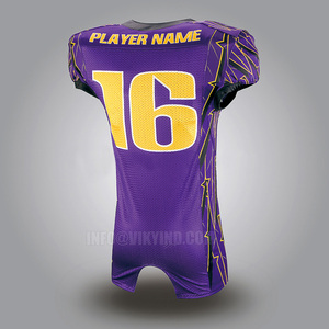 Vêtements de sport Maillots de football américain personnalisés Uniforme de football américain Vêtements de football américain Nom et numéro de l'équipe personnalisés - Product Image 4