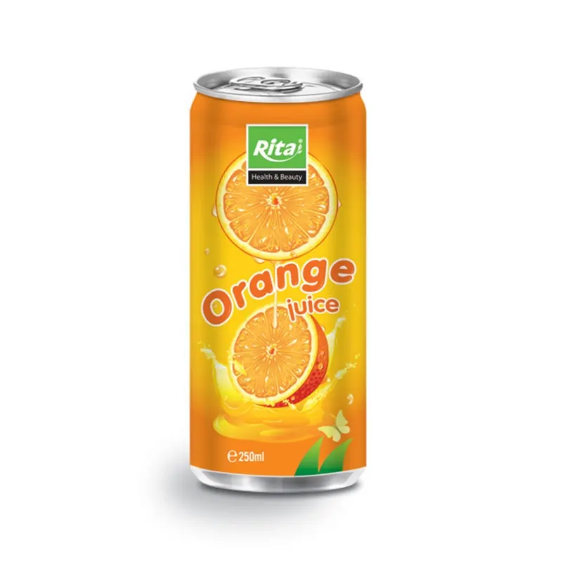 Feito no vietnã produtos de alta qualidade, bom para pele e suco de fruta 330ml de suco de laranja latido