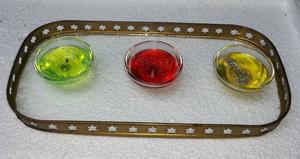 Decorative <b>Glass</b> Serving <b>Tray</b> for Home and Office Decoration for Candy Serving - Product Image 6