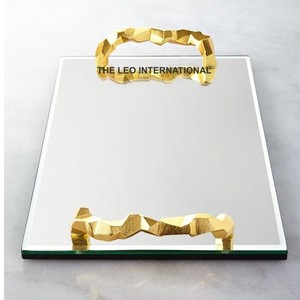 Golden Mirror Tray - Product Image 1