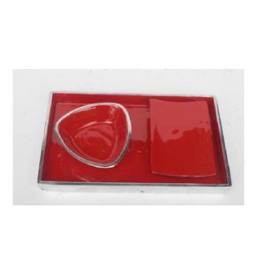 Cuenco esmaltado de aluminio fundido de cerámica roja de alta calidad con cuenco para servir de Metal esmaltado seguro para alimentos a precio al por mayor - Product Image 5
