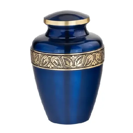 インド製の青い火葬壷