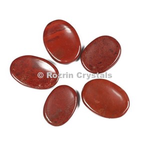 healing Red Jasper <b>Worry</b> <b>Stone</b> - Product Image 1