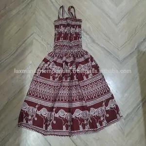 Vestido de rayón estampado para mujer, mini