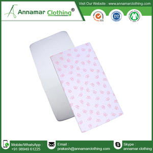 Drap de berceau en coton biologique fournisseur certifié indien GOTS drap-housse pour lit de bébé drap-housse pour lit de bébé - Product Image 6