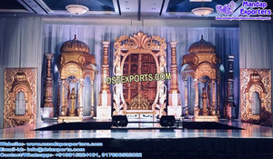 Maravilloso de estilo Bollywood boda del último diseño decoración de escena de boda india matrimonio ceremonia etapa de configuración - Product Image 6