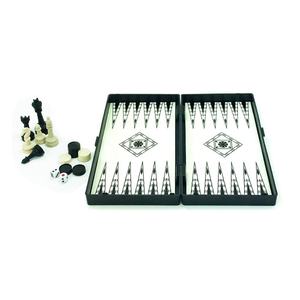 Jeu d'échecs, de dames et de backgammon magnétique pliable 3 en 1 - Product Image 1
