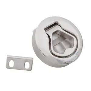 LM-320 316 Grade Stainless Steel Boat Door Marine Compression Slam Hatch Latch Flush Pull Lift Southco Push To Close Latch Lock