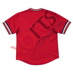 Maillots de baseball et de softball unisexes personnalisés, respirants, à séchage rapide, antibactériens, 100% polyester, taille adulte, manches courtes, uniformes - Product Image 2