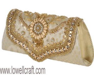 Luxury Hand Embroidered Evening Clutch <b>Bag</b> Rhinestone and <b>Pearl</b> Decorated Shell Pattern Shoulder <b>Bag</b> for Wedding Parties - Product Image 3