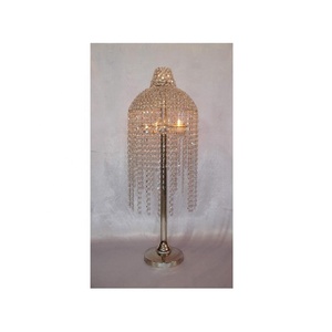 Premium Crystal <b>Hanging</b> <b>Tealight</b> <b>Holder</b> Home Decorative Candle Stand Luxury Metal Fancy Candle Pillar <b>Holder</b> Wedding Decoration - Product Image 1