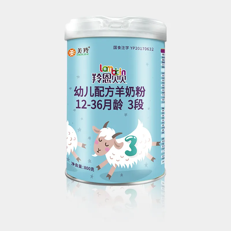 중국 상표 아기 유아 공식 강화된 산양 분유 800g 3 단계 산양 아기 공식 우유 (12-36 달)