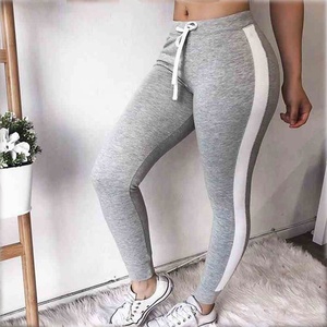 Señoras sin costuras algodón transpirable único nuevas mujeres de cintura alta Yoga deporte Leggings correr gimnasio estiramiento deportes pantalones largos - Product Image 3