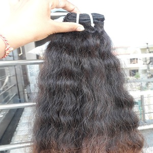 Cabello humano Remy mongol, cabello virgen indio con estilo rizado, varias longitudes estiradas de 20 a 30 pulgadas, precio barato - Product Image 6