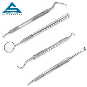 Instrumentos dentales profesionales, 4 piezas, espátula de acero inoxidable, juego de herramientas para esculpir cera y arcilla, herramientas dentales - Product Image 3