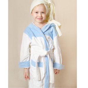 Taille personnalisée et logo couleur rose tendre meilleure qualité Robe de plage pour enfants pour exportation fournisseur en Inde - Product Image 6