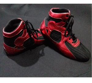 Shemax รองเท้าชกมวย2023หนัง PU สำหรับยิม - Product Image 3