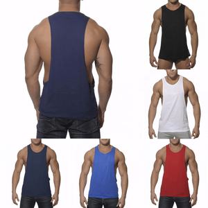OEM Hombres Tank Top Muscle Gym Sin mangas Liso Camisetas Tee Culturismo Deporte Fitness - Product Image 3