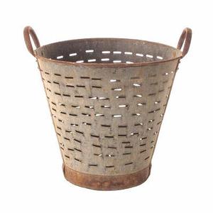 Flores de metal antiguo y cubo de oliva Macetas decorativas para el hogar de la mejor calidad para uso en el jardín - Product Image 6