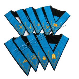 AASR Broderie à col à 4 degrés et insignes maçonniques au point de croix par I Masonic Regalia - Product Image 1