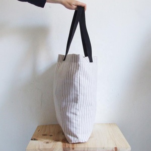 Bolso de hombro informal de lona encerada grande para mujer respetuoso con el medio ambiente promocional con cierre de cremallera y dos Handles-PBO-0085 - Product Image 4