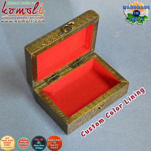 Hộp Gỗ Tấm Kim Loại Dập Nổi-Hình Dạng Tùy Chỉnh & Kích Thước Gỗ Khắc Hộp Gỗ, Hộp Đồ Trang Sức Bằng Gỗ, Hộp Gỗ Trang Trí - Product Image 3