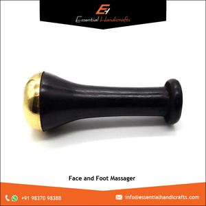 Masajeador corporal de madera Kansa superventas al por mayor, técnica Ayurveda para limpieza profunda, Desintoxicación de pies, masaje facial para pies - Product Image 5