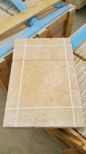 Travertin extra léger, travertin poli et rempli, fabriqué en Turquie, CEM-FPT-01, carreaux de travertin de bonne qualité pour l'extérieur - Product Image 5