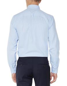 Chemise formelle coupe ajustée à manches longues de haute qualité pour hommes vente en gros de tissu en popeline de coton anti-rides sans repassage conception à manches courtes - Product Image 2