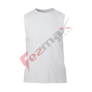 Camiseta sin mangas de algodón 100% personalizada de nueva moda para hombre, tejido de punto transpirable de talla grande - Product Image 3