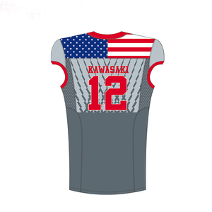 การออกแบบใหม่เยาวชนราคาถูกที่กำหนดเองระเหิดอเมริกันฟุตบอลเครื่องแบบ - Product Image 1