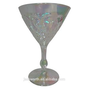 Spirale Design Acrylique Plastique Verre à Martini 17cm Fête - Product Image 5