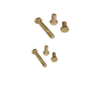 High Quality DUTUX Brand Brass Hex Head <b>Flange</b> <b>Bolts</b> DIN Standard 20mm M3 Thread Heavy Industry Applications Bulk Supplier - Product Image 1