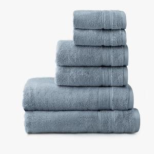 100%Cotton Eco-friendly Plain Dyed Pattern square Shape Striped Style Healthcare Supply Terry Bath Set for Beach Home Daily Use - Product Image 4