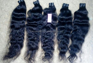 Vente en gros de haute qualité non transformés 10-30 pouces Body Wave Remy Trames de cheveux humains indiens vierges bon marché - Product Image 2