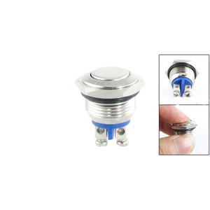 16Mm Chống Phá Hoại Momentary Thép Không Gỉ Kim Loại Push Button Chuyển Nâng Lên Top - Product Image 3